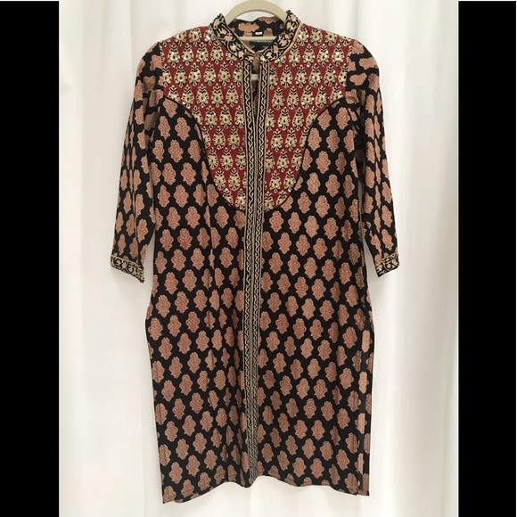 Madhurya Cotton Print Kurti Tunic, Size 38 (small) - Picture 2 of 6